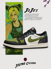 Jolyne Cujoh V.1 Custom Low-Top Court Sneakers
