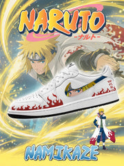 Namikaze Minato V.2 Custom Low-Top Court Sneakers