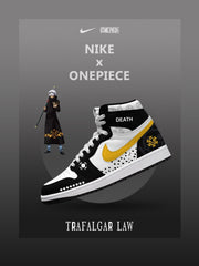 Zapatillas altas personalizadas Trafalgar D. Water Law V.3