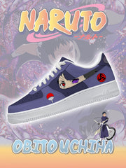 Zapatillas personalizadas de Obito Uchiha
