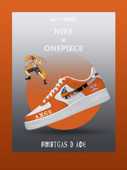 Zapatillas personalizadas Portgas D Ace V.1