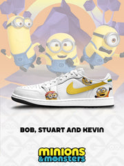 Bob Stuart and Kevin V.1 Custom Low-Top Court Sneakers