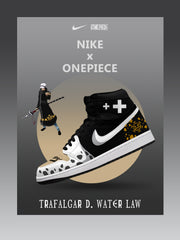 Zapatillas altas personalizadas Trafalgar D. Water Law V.2