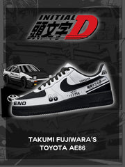 Takumi Fujiwara AE86 V.2 Custom Sneakers