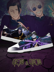 Geto and Gojo V.1 Custom Court-Low Sneakers