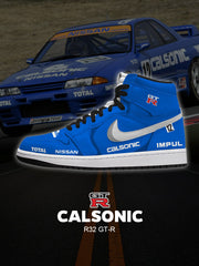 Zapatillas altas personalizadas Calsonic R32 GT-R V.1
