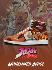 Mohammed Avdol V.2 Custom High-Top Sneakers