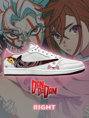 Okarun and Momo V.1 Custom TS Low Sneakers