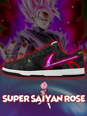 Zapatillas bajas personalizadas Super Saiyan Rose V.1