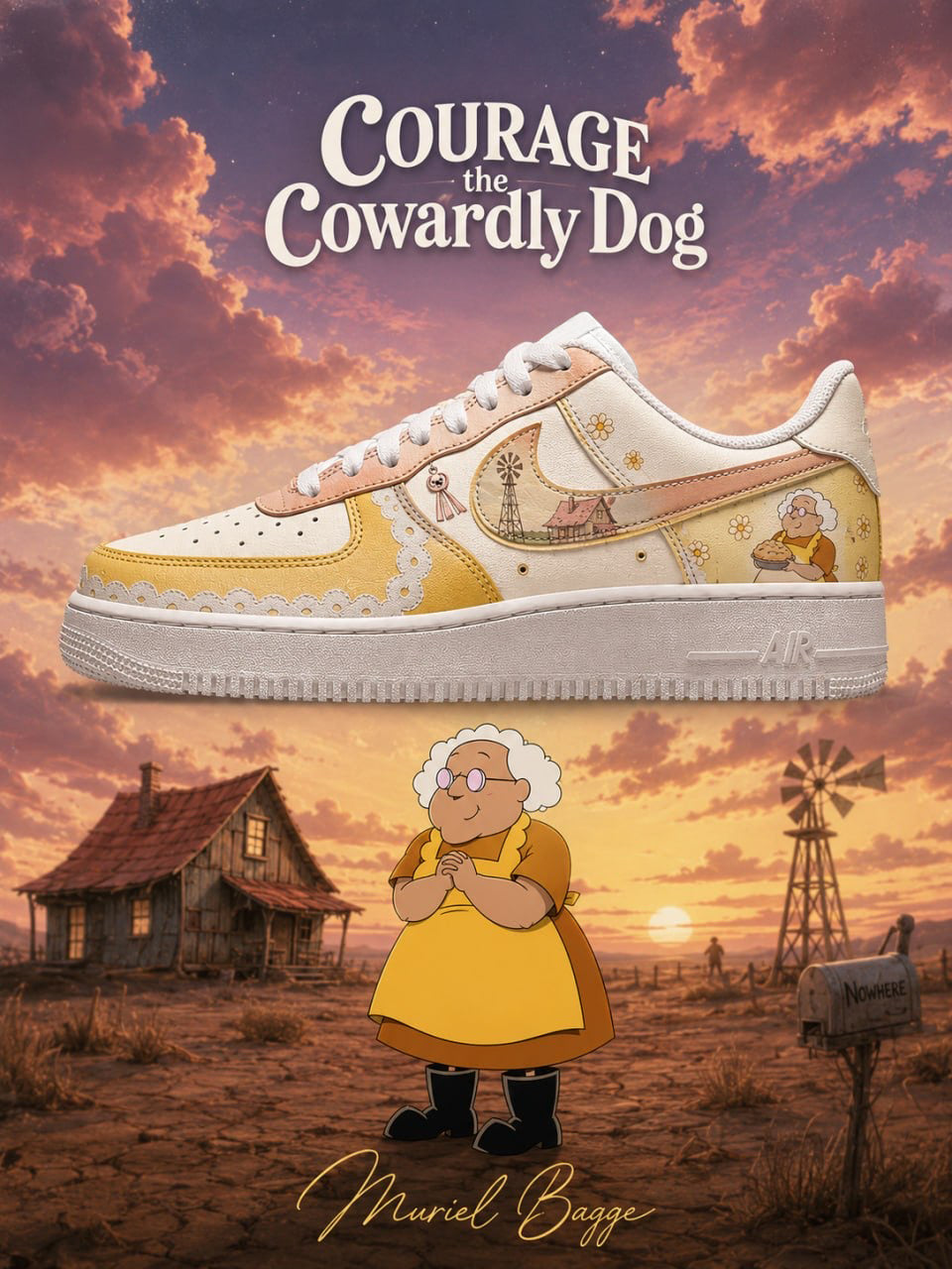 Muriel Bagge V.1 Custom Air-Style Sneakers