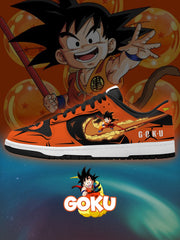 Zapatillas Court-Low personalizadas de Son Goku V.2