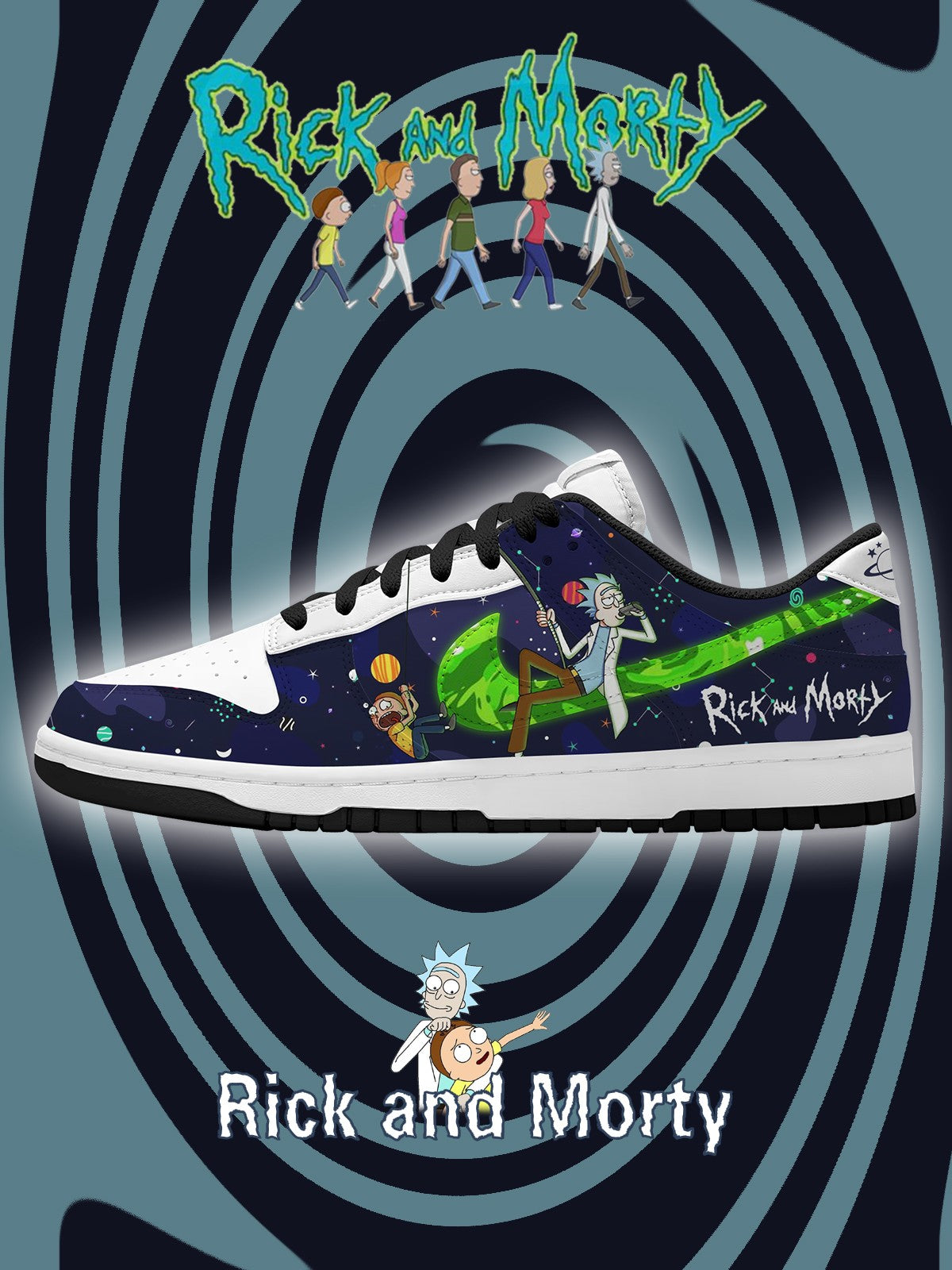 R and M V.3 Custom Court-Low Sneakers