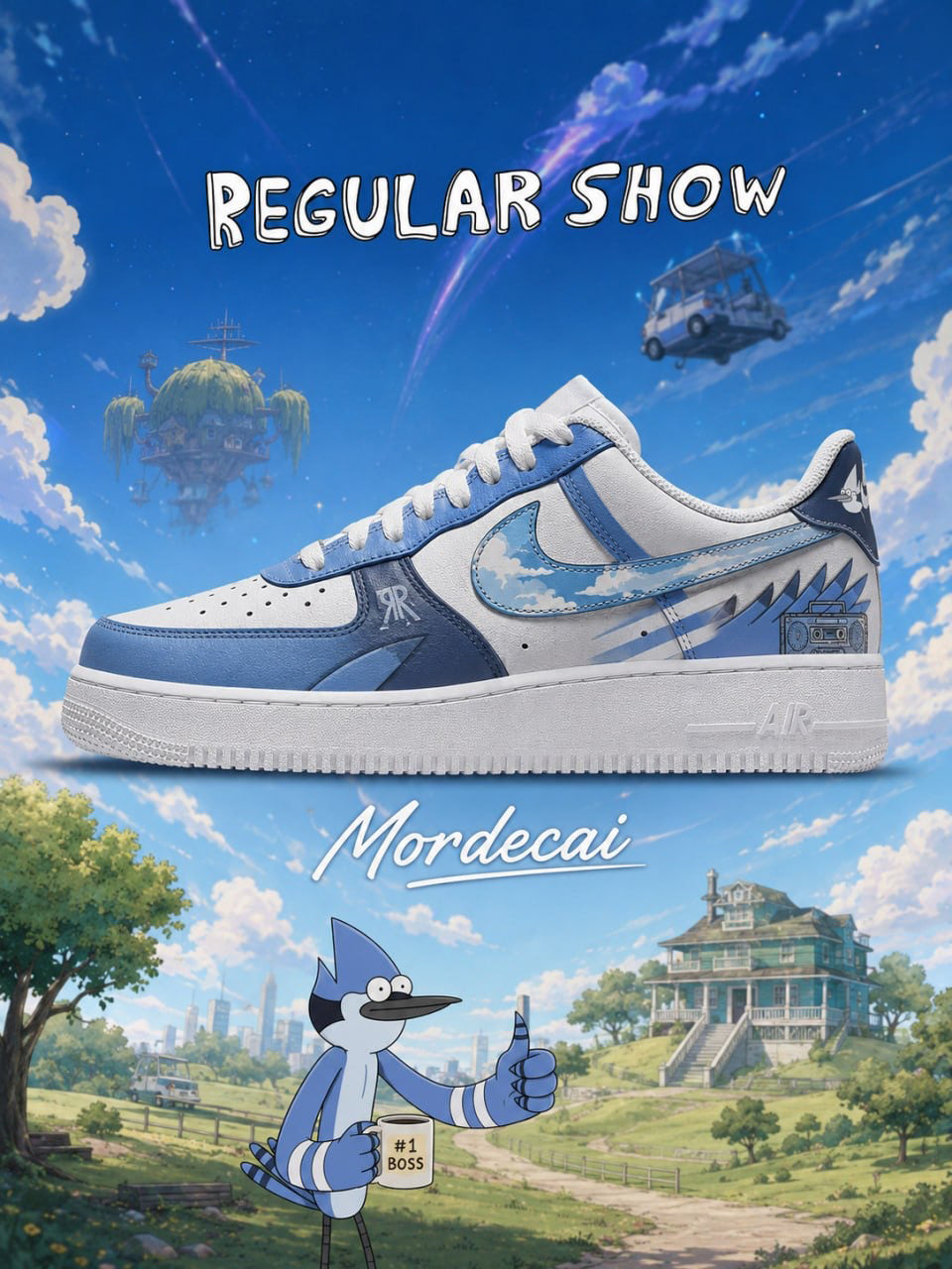 Mordecai V.2 Custom Air-Style Sneakers