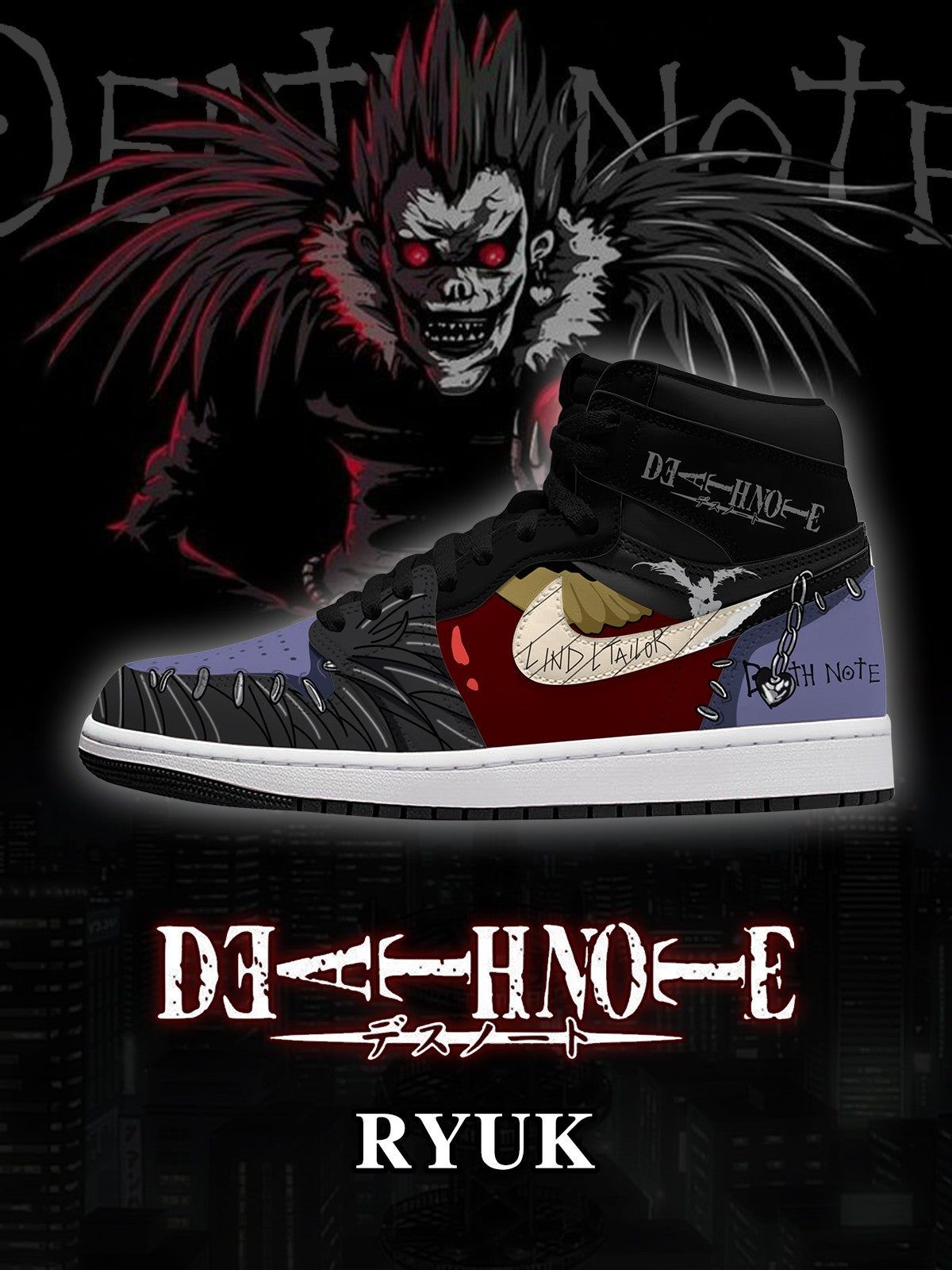 Ryuk V.1 Custom High-Top Sneakers