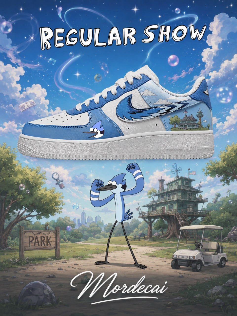 Mordecai V.3 Custom Air-Style Sneakers