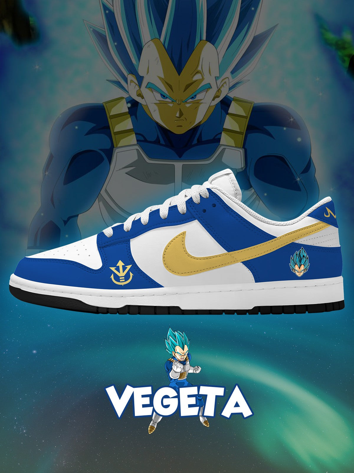 Zapatillas bajas personalizadas Vegeta V.1