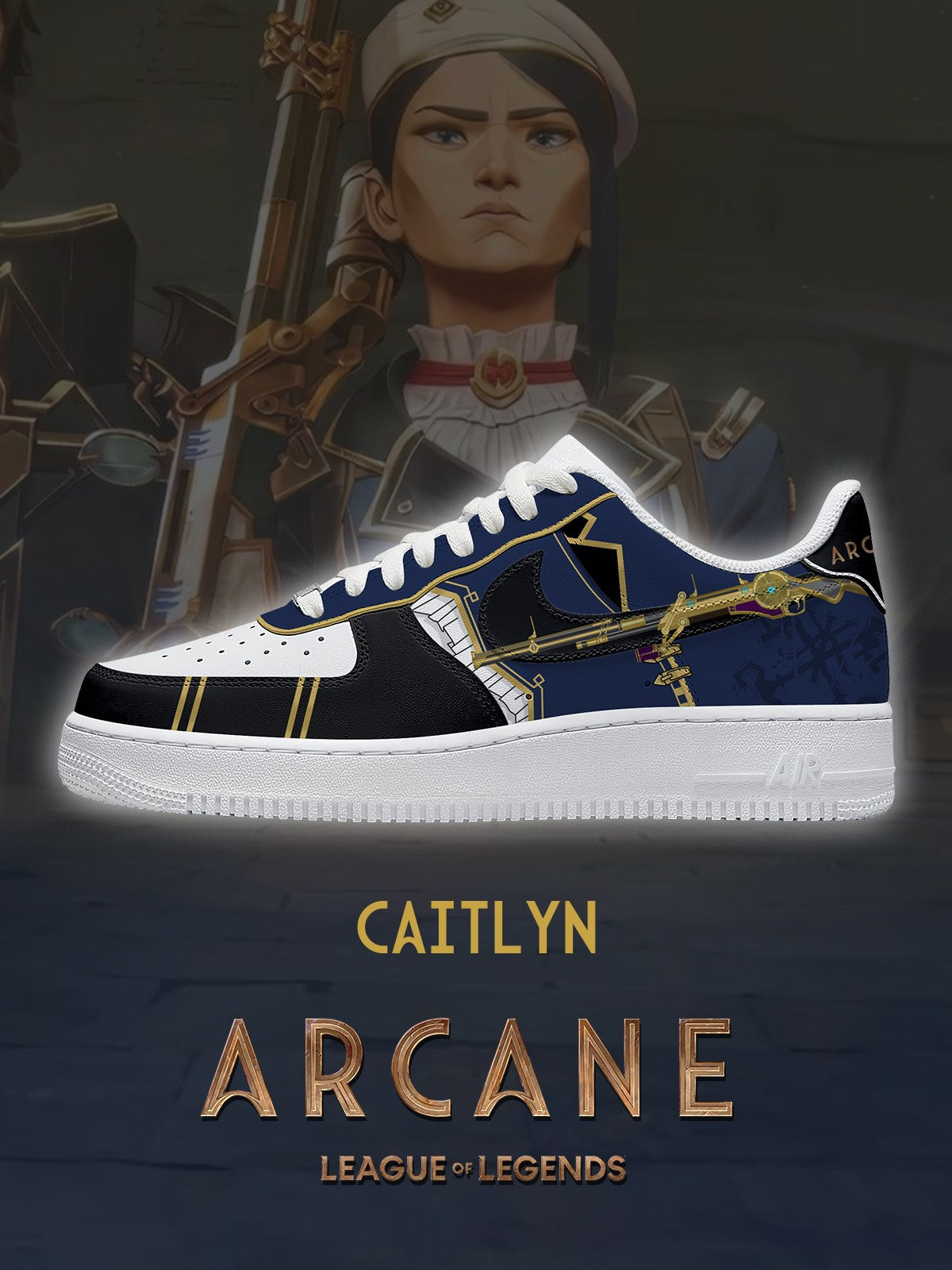 Caitlyn V.1 Custom Air-Style Sneakers