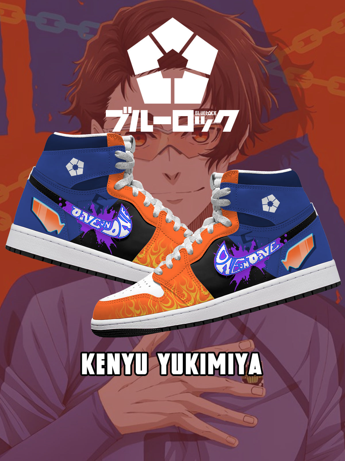 Kenyu Yukimiya V.6 Custom High-Top-Sneaker