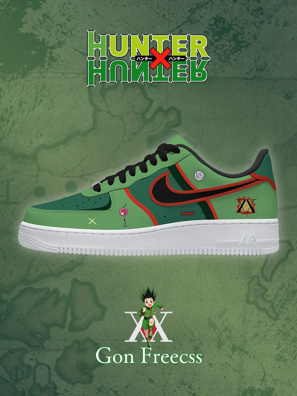 Gon Freecss Custom Sneakers