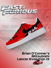 Zapatillas personalizadas Lancer Evolution IX de Brian O'Conner