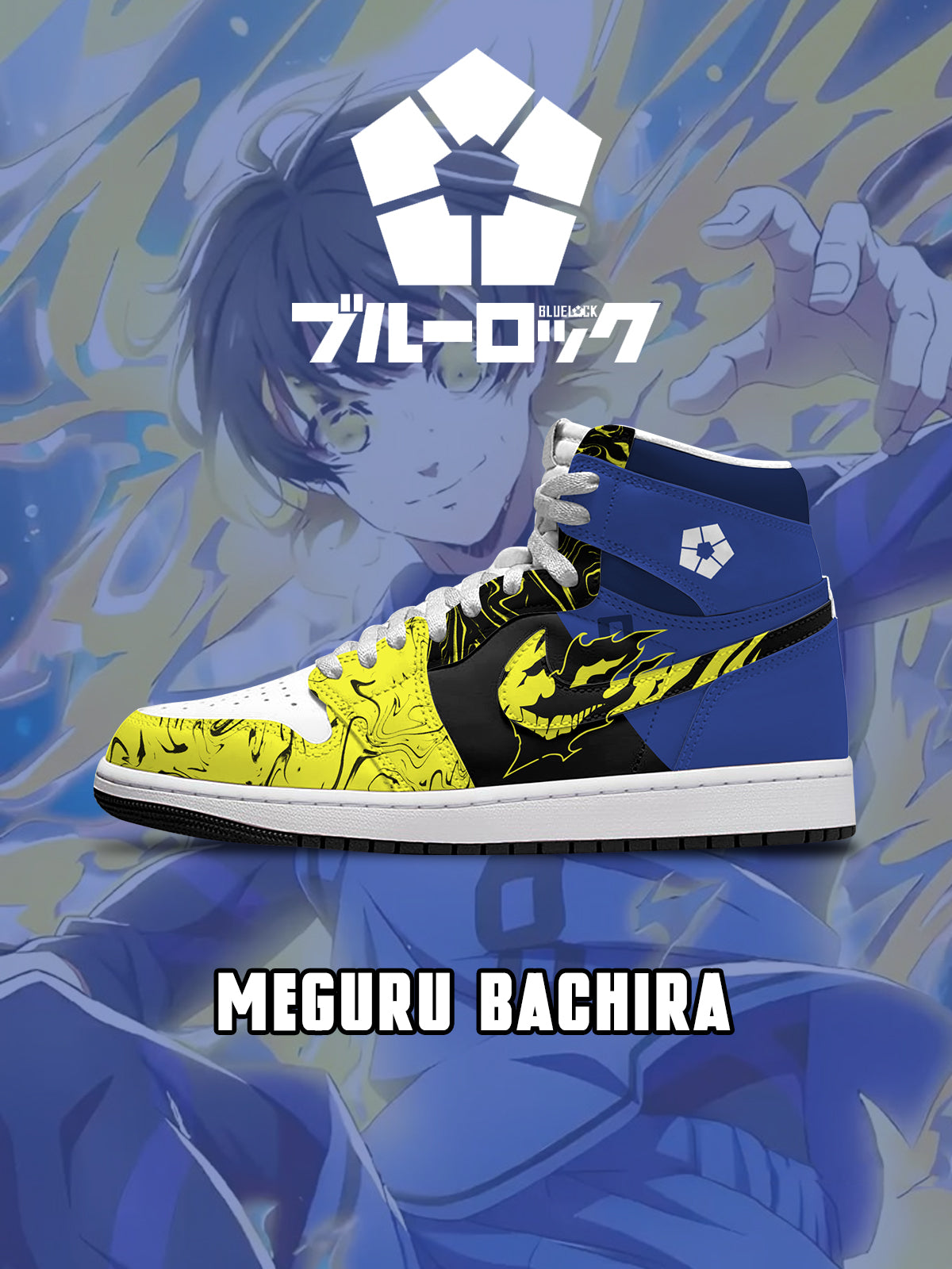 Meguru Bachira V.6 Custom High-Top-Sneaker