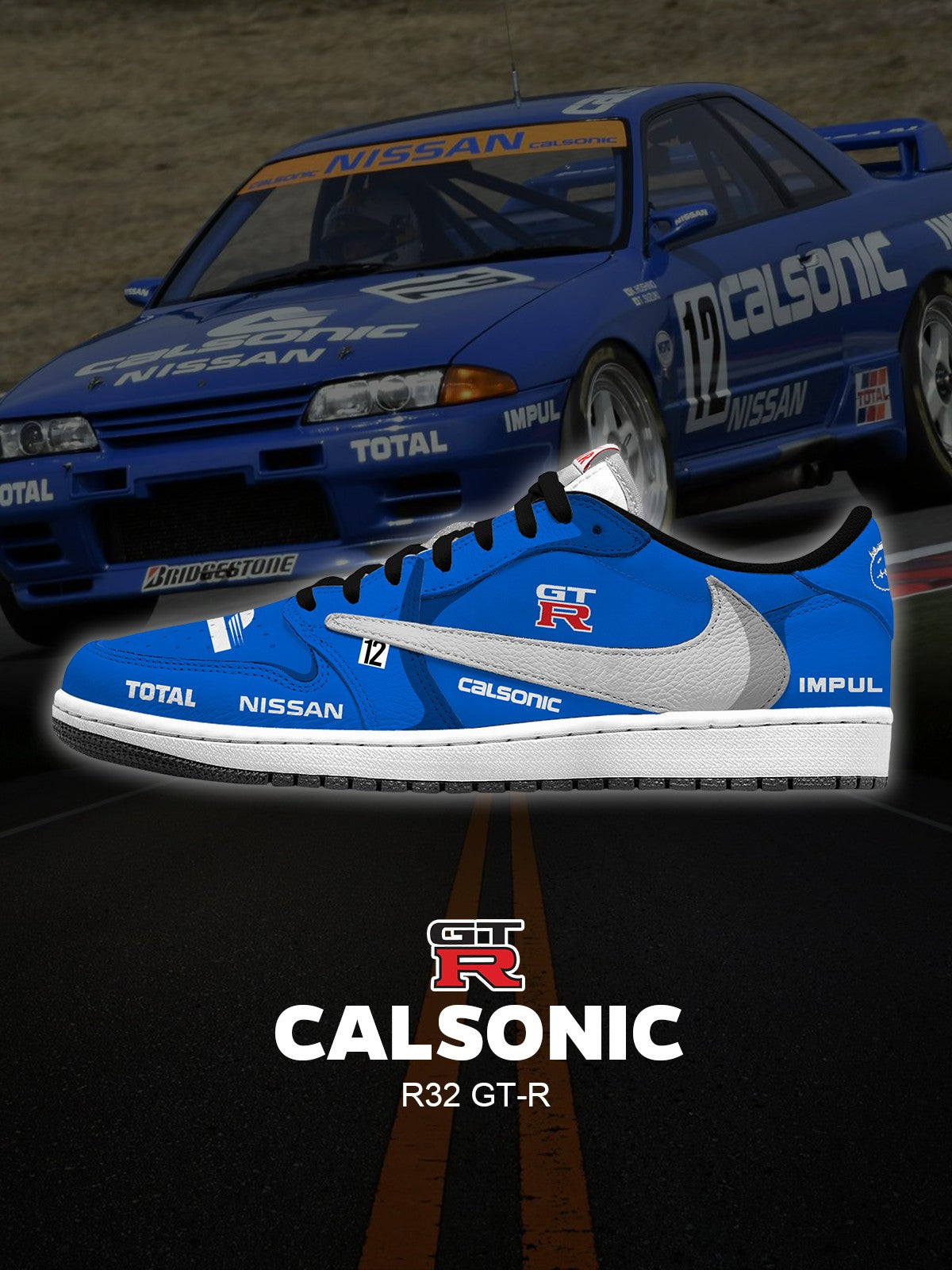 Zapatillas bajas Calsonic R32 GT-R V.1 Custom TS