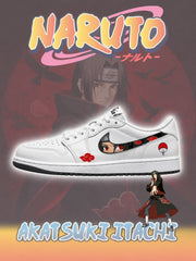 Akatsuki Itachi Uchiha V.3 Custom Low-Top Court Sneakers