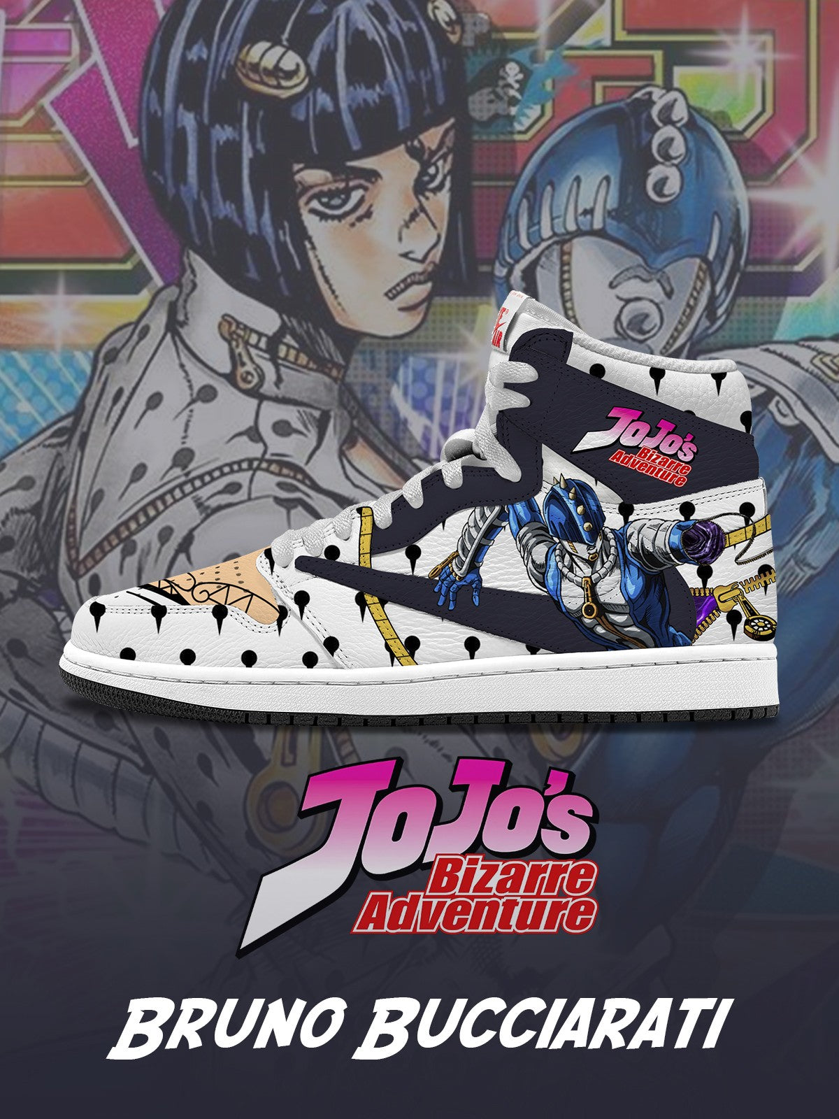 Bruno Bucciarati V.2 Custom TS High Sneakers