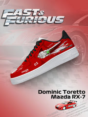 Zapatillas personalizadas Dominic Toretto RX-7