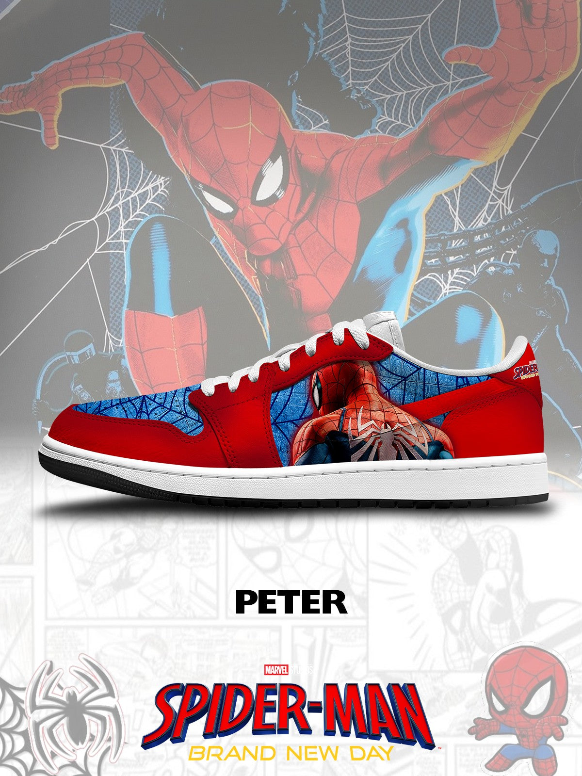 Peter V.4 Custom Low-Top Court Sneakers