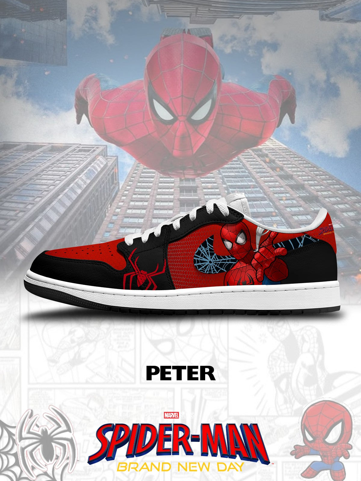 Peter V.5 Custom Low-Top Court Sneakers