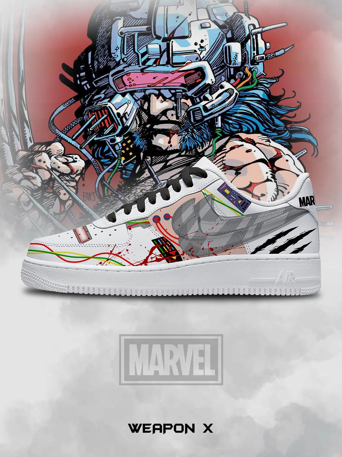 Weapon X V.1 Custom Air-Style Sneakers