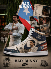 Bad Bunny V.4 Custom High-Top Sneakers