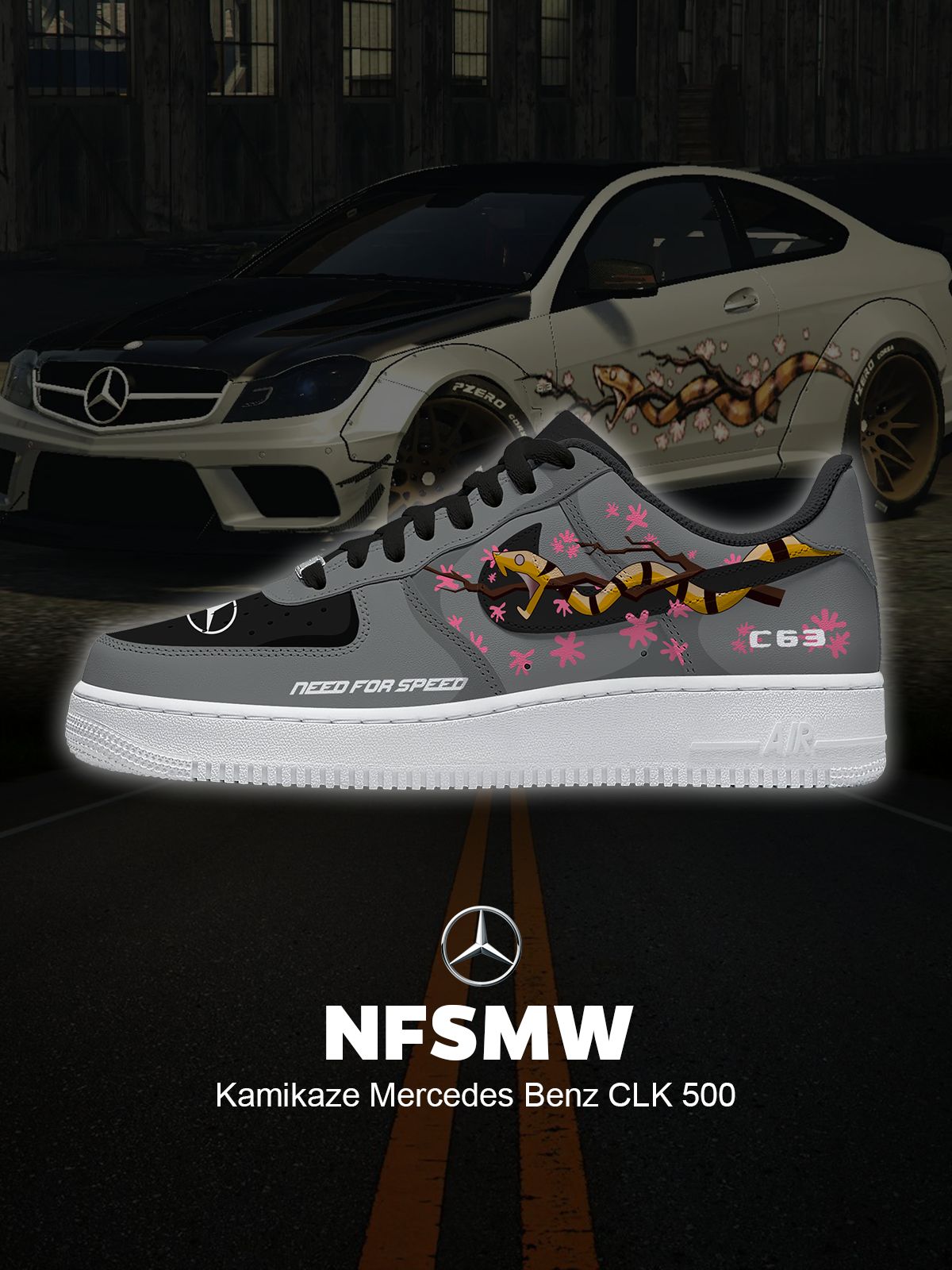 Kamikaze CLK 500 Custom Sneakers