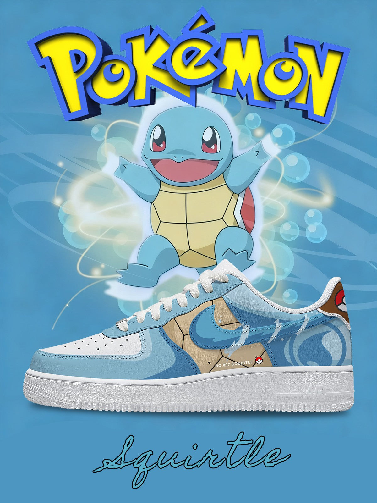 Squirtle V.2 Custom Air-Style Sneakers
