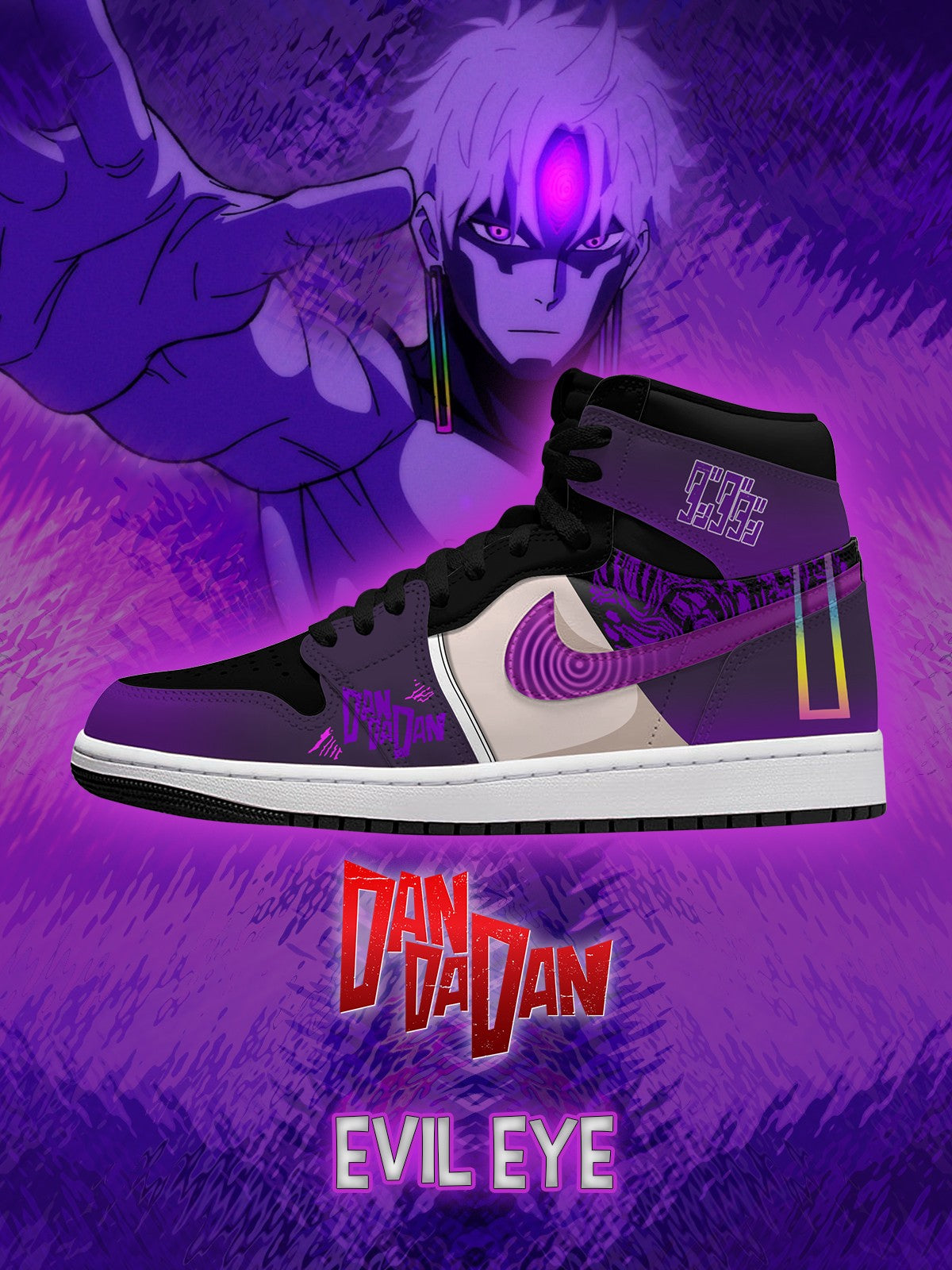 Zapatillas altas personalizadas Evil Eye V.1