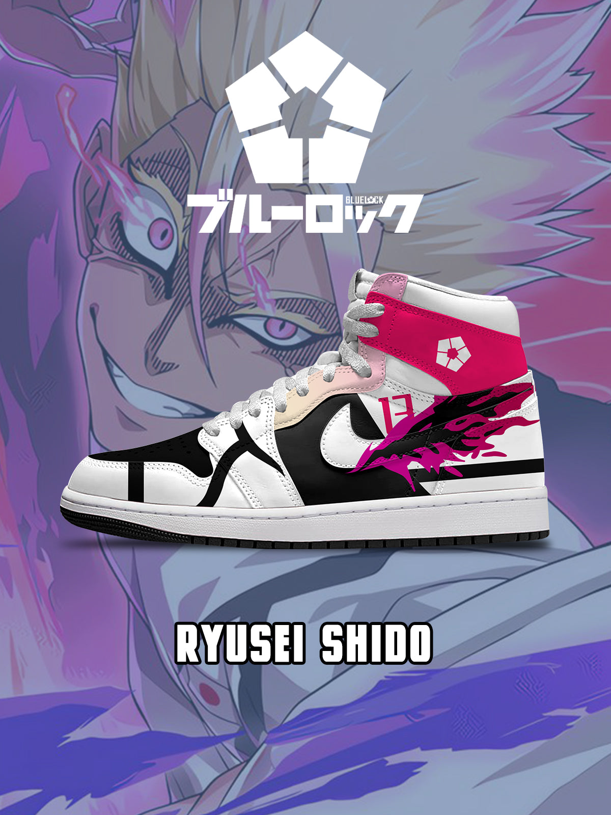 Ryusei Shido V.6 Custom High-Top Sneakers