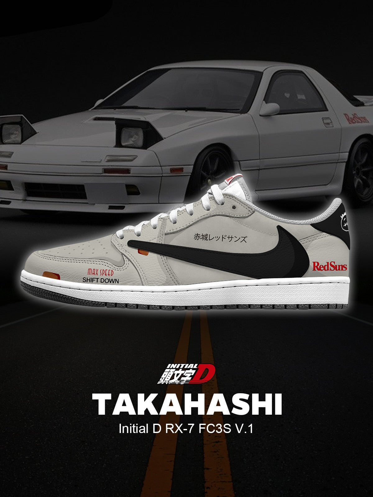 Zapatillas bajas Keisuke Takahashi RX-7 FC3S V.1 Custom TS