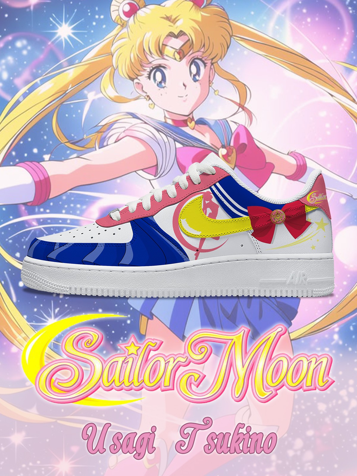 Usagi Tsukino V.1 Zapatillas personalizadas