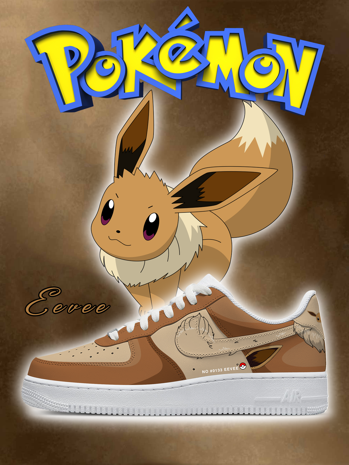 Nr. 0133 Eevee Style 2 Custom Sneakers