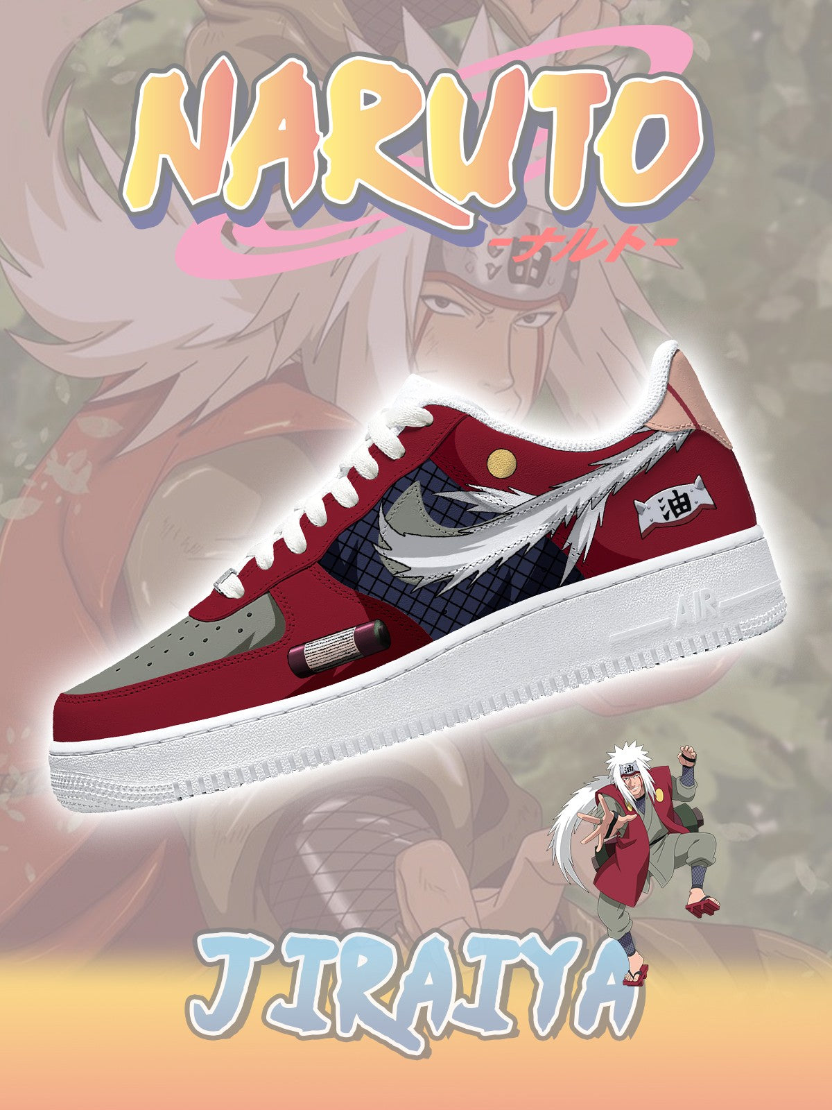 Sannin Jiraiya Custom Sneakers