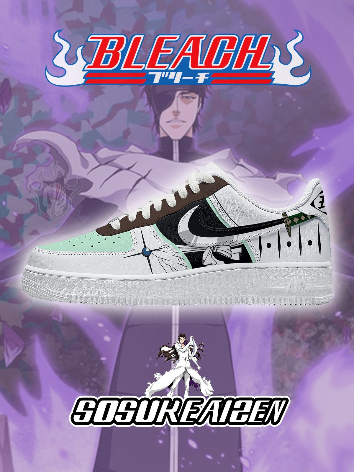 Sosuke Aizen V.2 Custom Sneakers