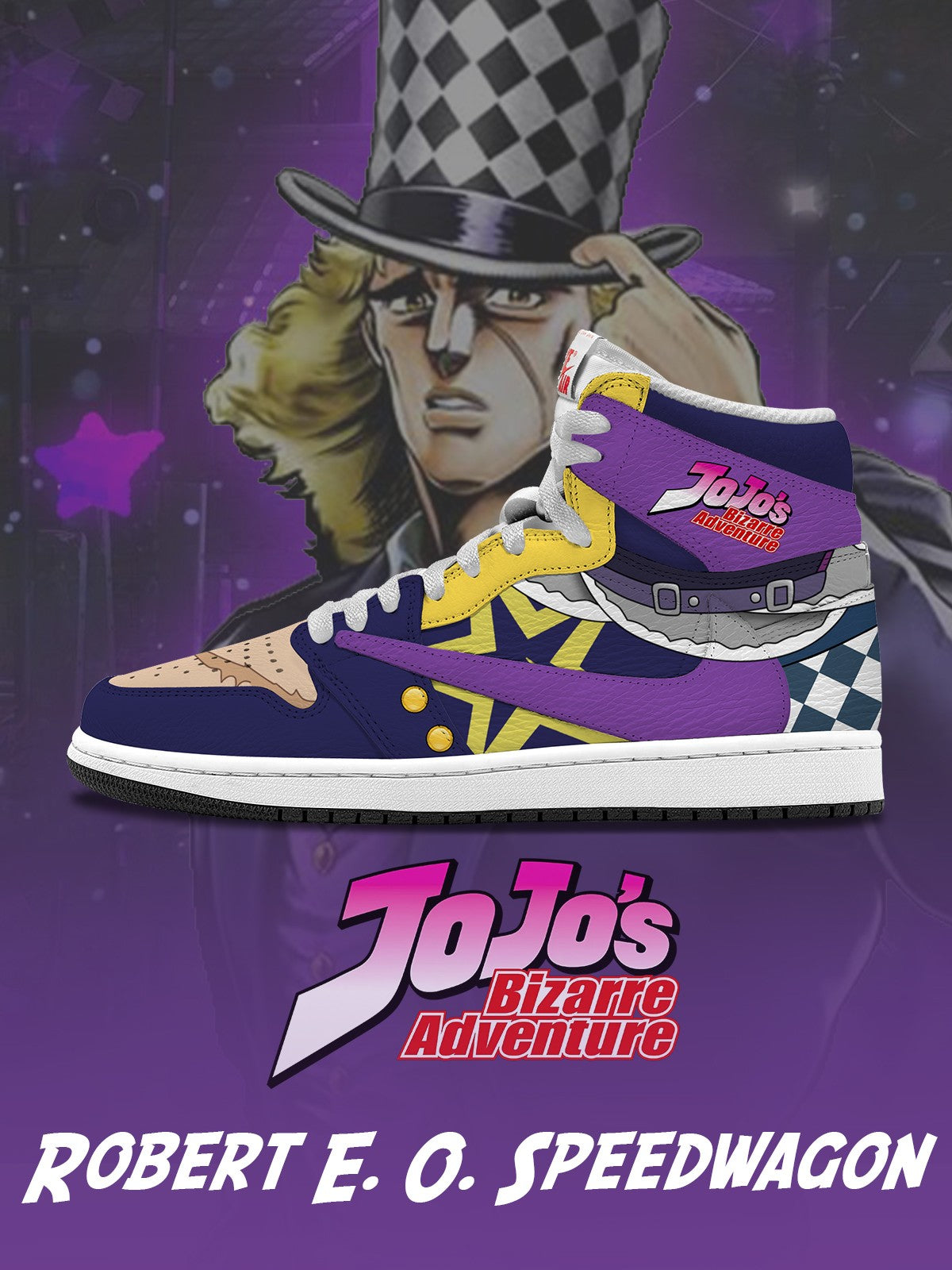 Robert E. O. Speedwagon V.2 Custom TS High Sneakers