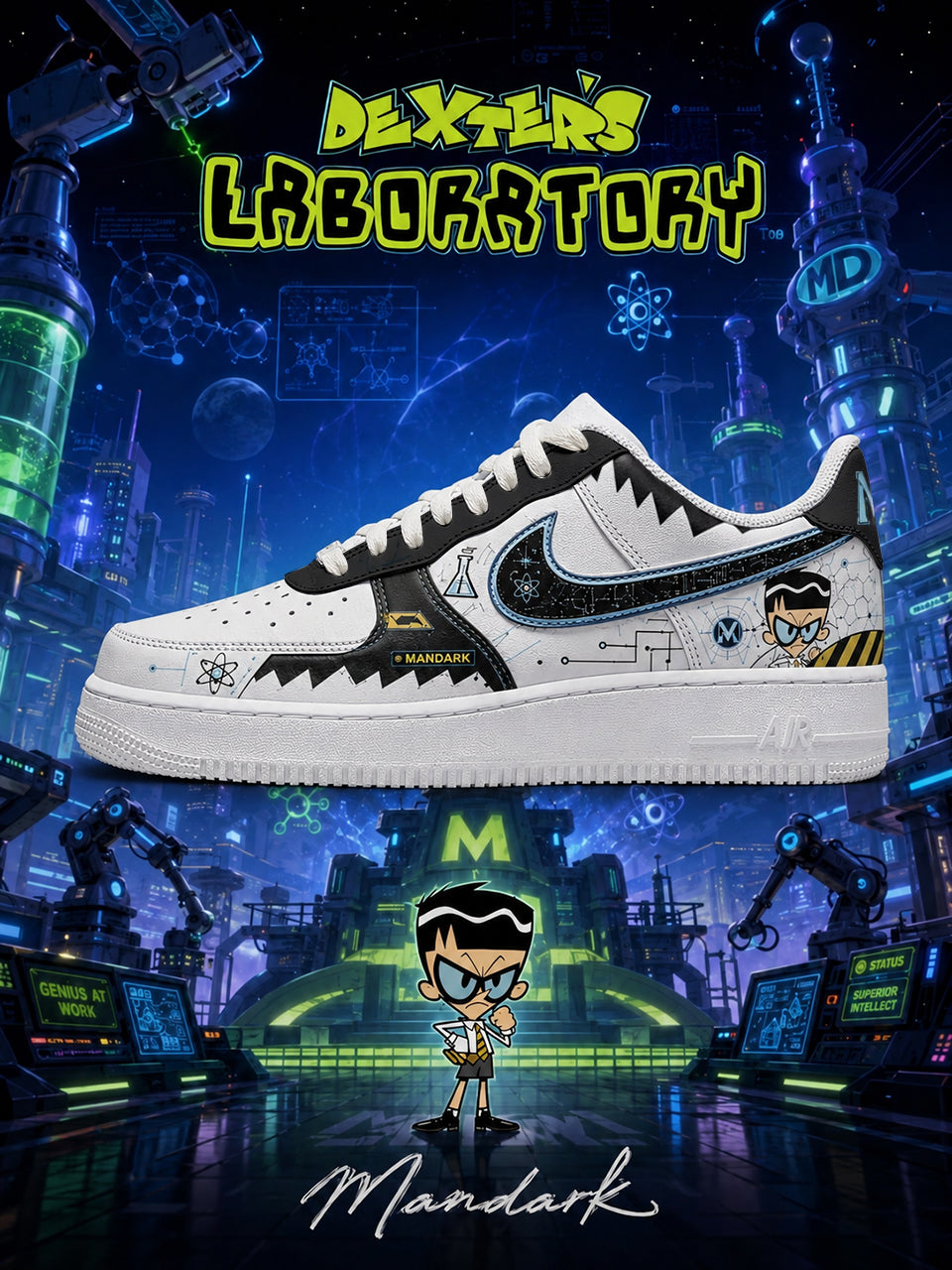 Mandark V.1 Custom Air-Style Sneakers