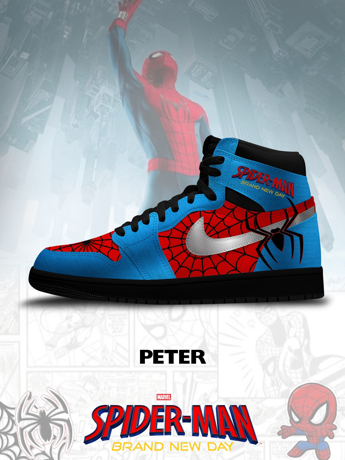 Peter V.2 Custom High-Top Sneakers