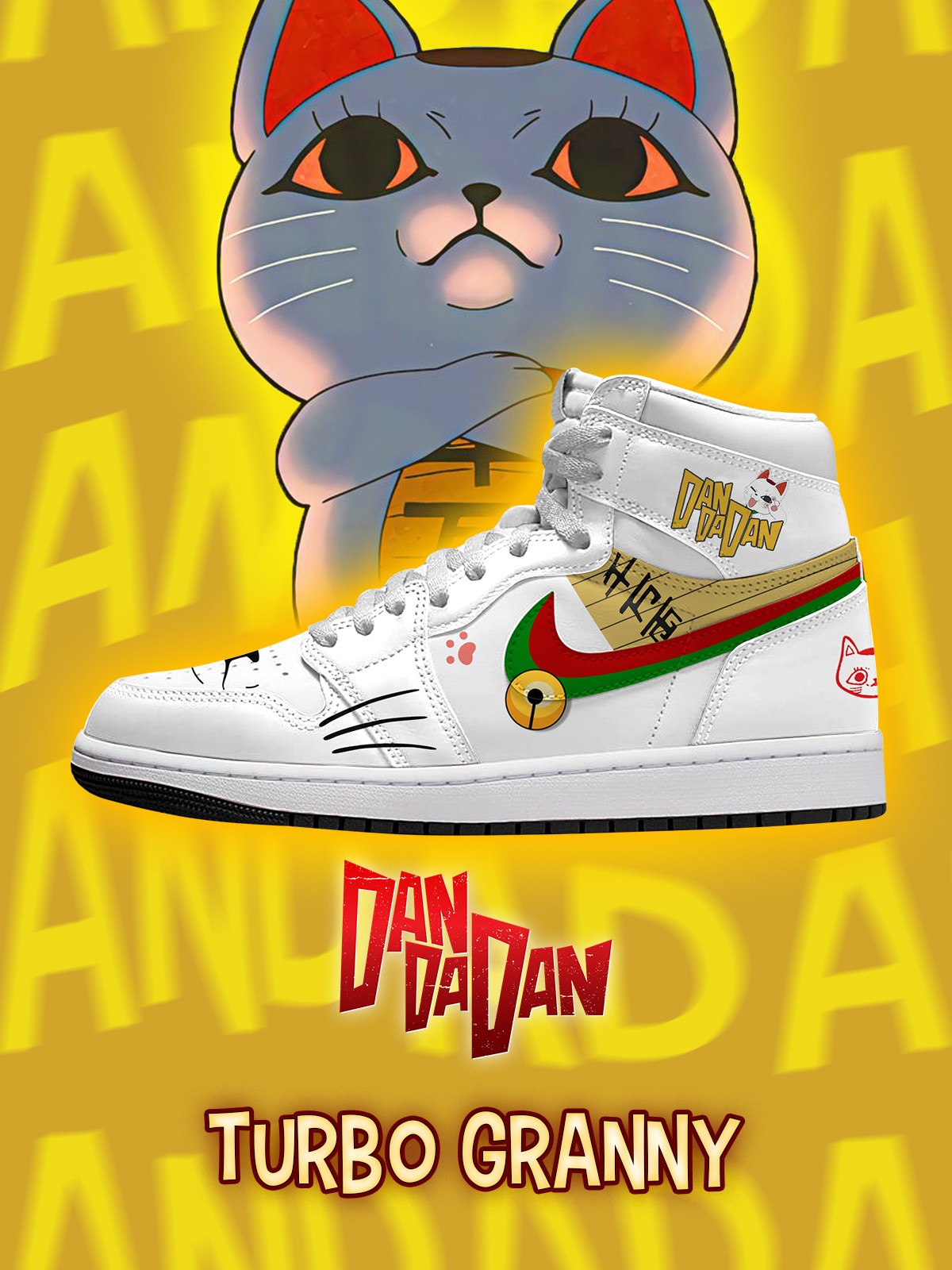 Turbo Granny V.6 Custom High-Top Sneakers