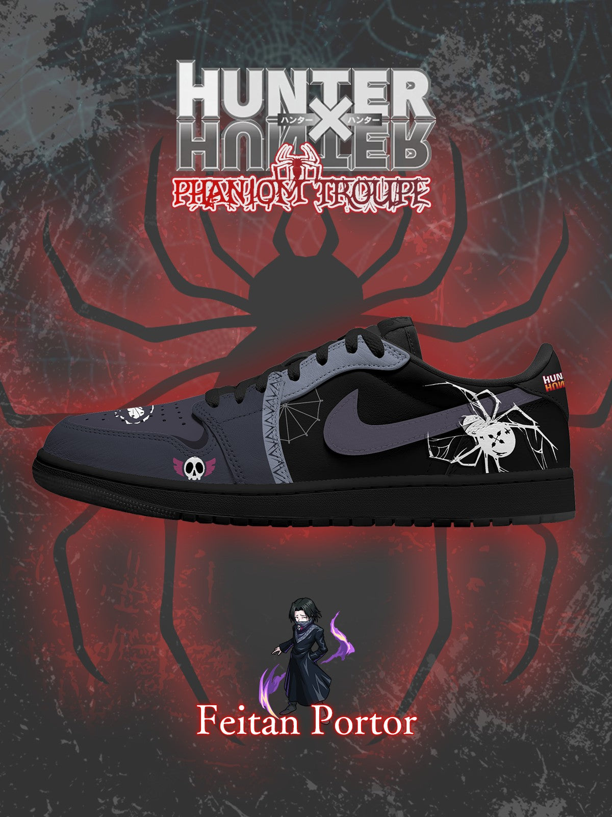 Feitan Portor V.1 Custom Low-Top Court Sneakers