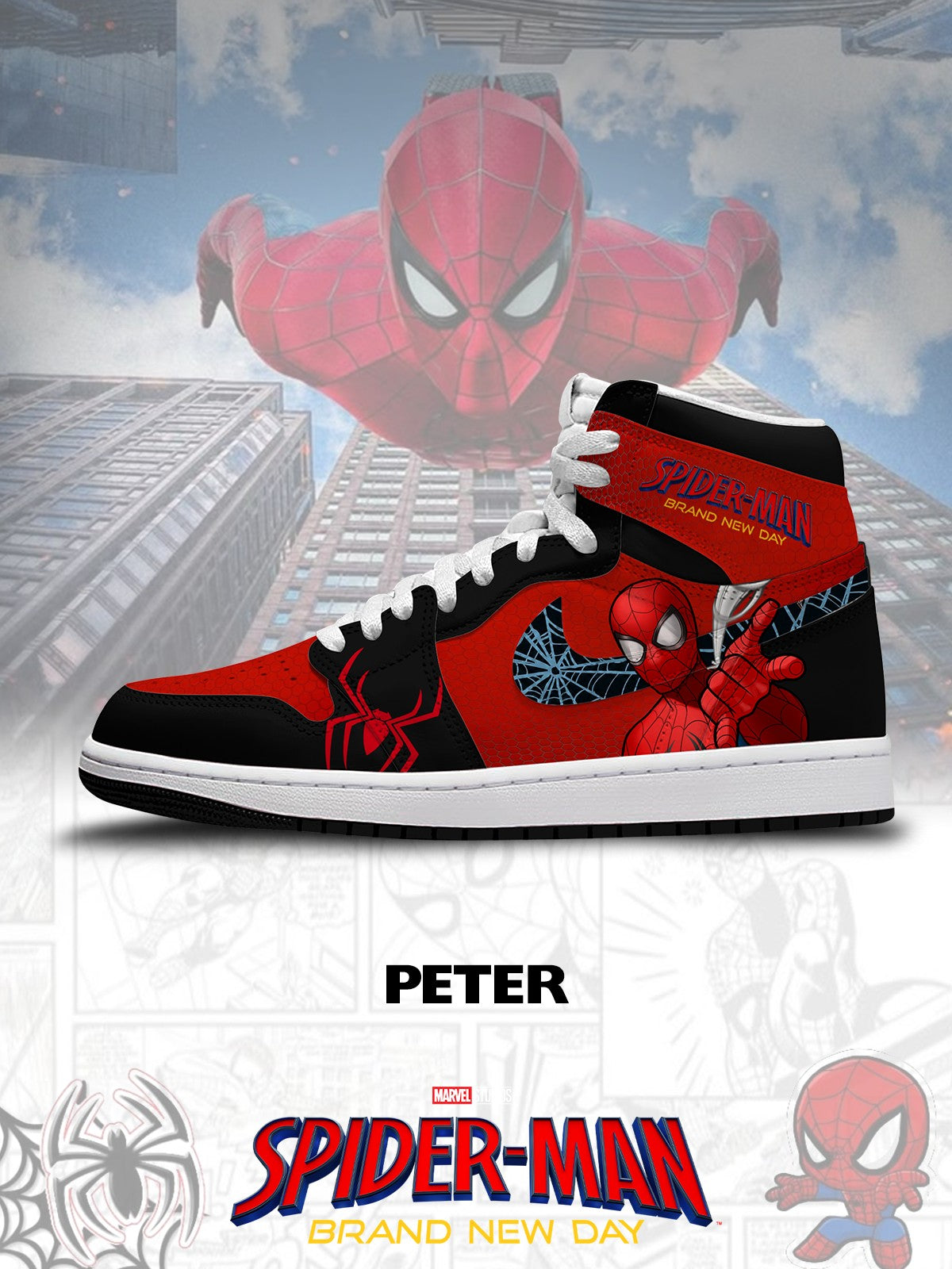 Peter V.5 Custom High-Top Sneakers