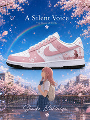 Shouko Nishimiya V.1 Custom SB-Style Sneakers
