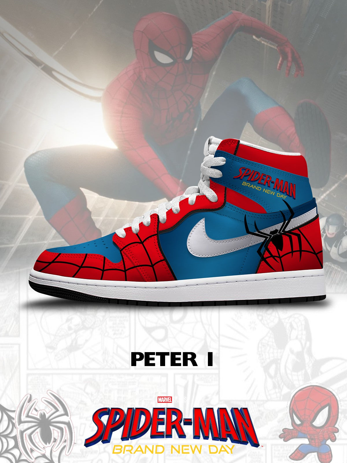 Peter V.8 Custom High-Top Sneakers